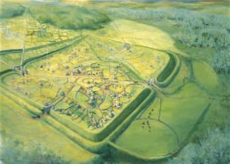 Salmonsbury Camp Hillfort .